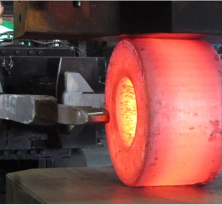 CNC Machining Steel St52 A36 Wheel Product ISO 9001 A105 ล้อเหล็กปลอมแปลง