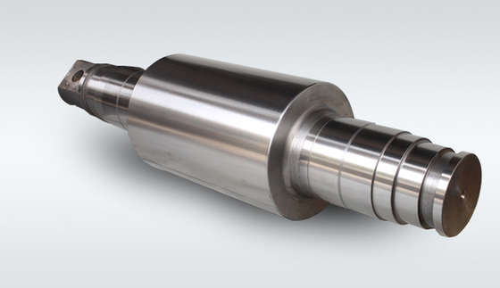 การตีเหล็กเพลาขับยาว Sae4340 Sae4140 42crmo4 เพลาโลหะผสมเหล็ก Spline