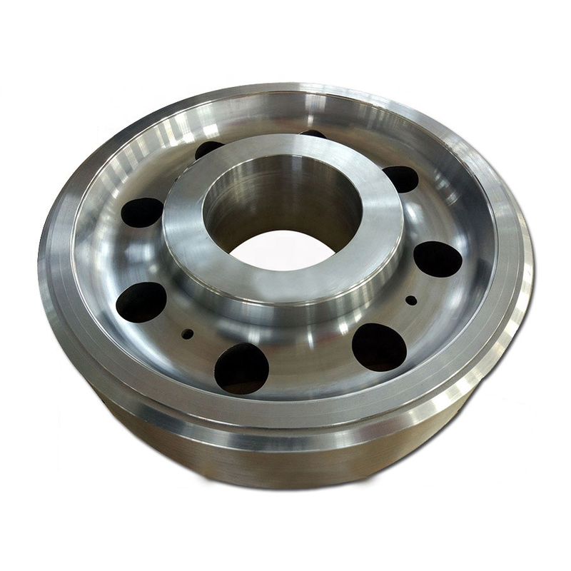 CNC Machining Steel St52 A36 Wheel Product ISO 9001 A105 ล้อเหล็กปลอมแปลง